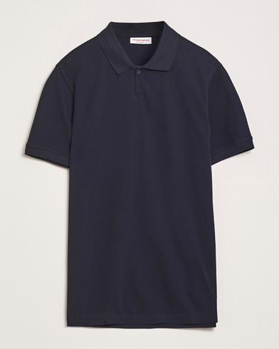 Orlebar Brown Bruno Organic Cotton Pique Night Iris – Blauw