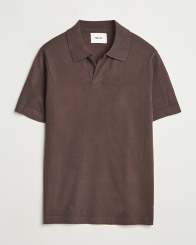 Homme | Business & Beyond | NN07 | Ryan Cotton/Linen Polo Coffee