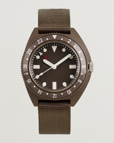 BEAMS PLUS Type-P24 Utility Watch Olive – Groen