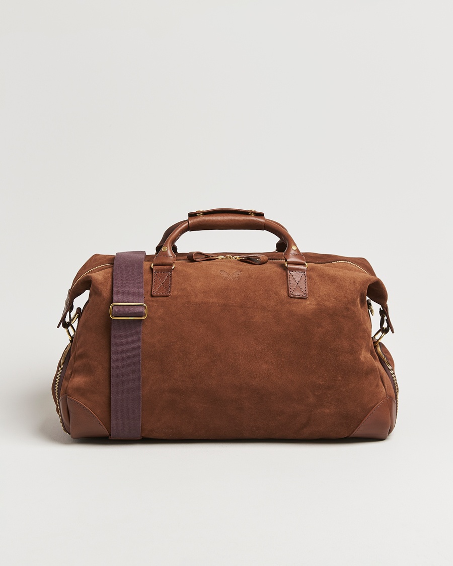 Bennett Winch Suede Weekender Brown – Bruin