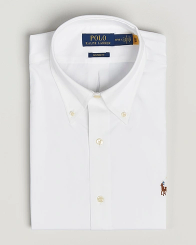 Homme | | Polo Ralph Lauren | Custom Fit Oxford Dress Shirt White