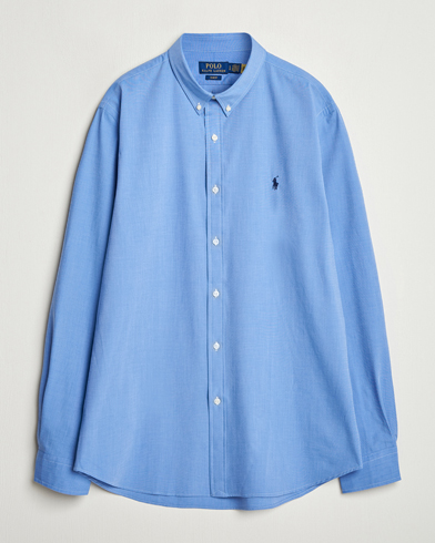 Homme | | Polo Ralph Lauren | Slim Fit Poplin Shirt Blue End on End