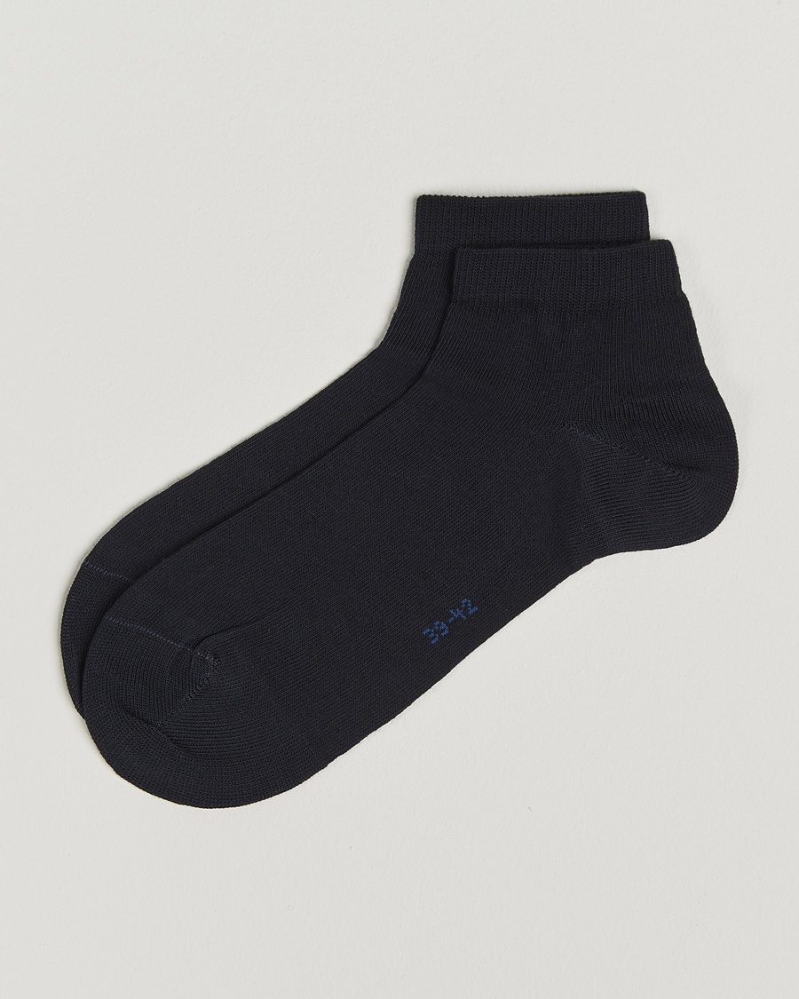 Falke Happy 2-Pack Cotton Sneaker Socks Dark Navy – Bleu