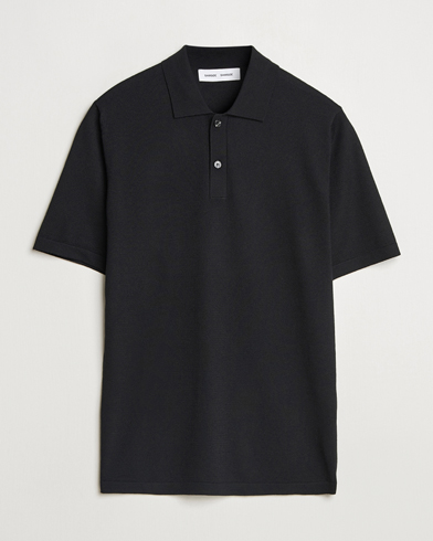 Samsøe Samsøe Sarown Knitted Polo Black – Noir