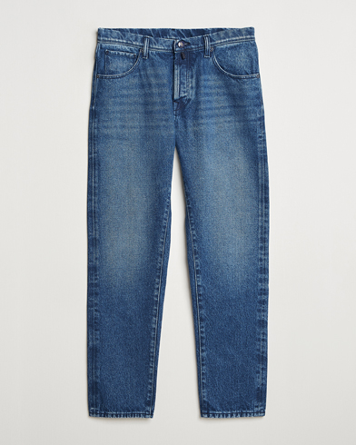 Incotex 5-Pocket Stretch Denim Dark Wash – Bleu