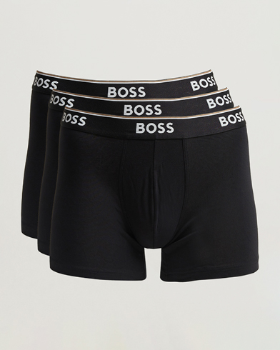 BOSS BLACK 3-Pack Boxer Brief Black – Zwart