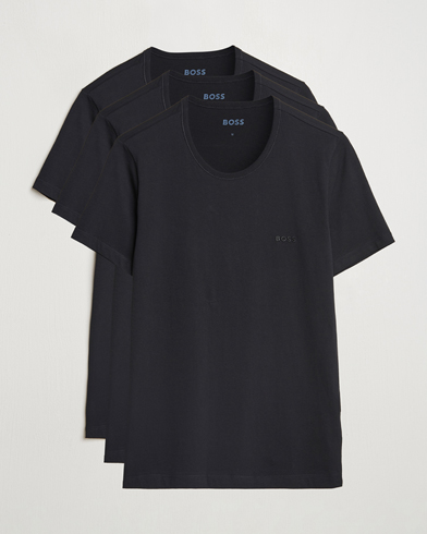 Heren | Kleding | BOSS BLACK | 3-Pack Crew Neck T-Shirt Black