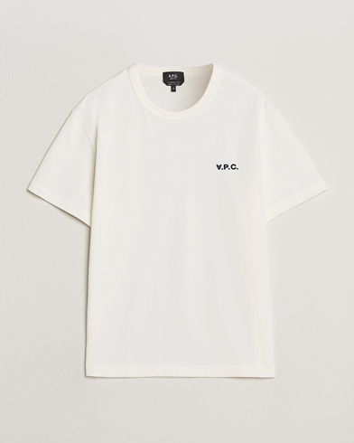 A.P.C. Boxy Fit Petit VPC T-Shirt White/Dark Navy – Blanc