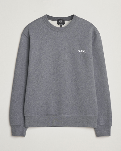 A.P.C. Boxy Fit Petit VPC Sweatshirt Anthracite/White – Grijs