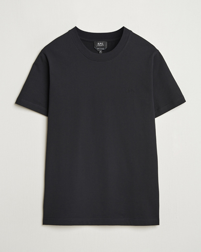 A.P.C. Embroidered APC T-Shirt Black – Noir