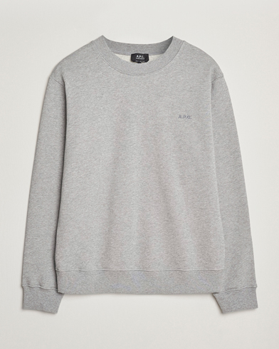 Homme | A.P.C. | A.P.C. | Embroidered APC Sweatshirt Heather Grey
