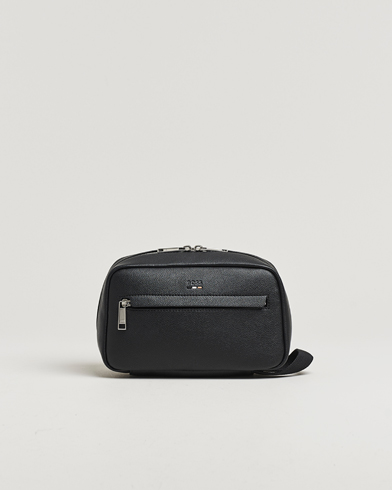 BOSS BLACK Ray Travel Washbag Black – Zwart