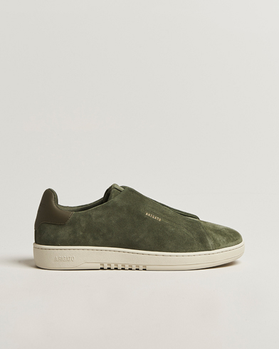 Axel Arigato Dice Laceless Suede Sneaker Dark Green – Groen