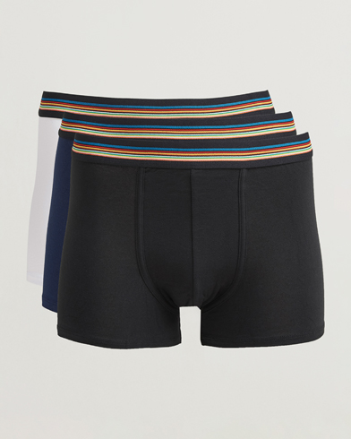 Paul Smith 3-Pack Trunk White/Navy/Black – Blauw
