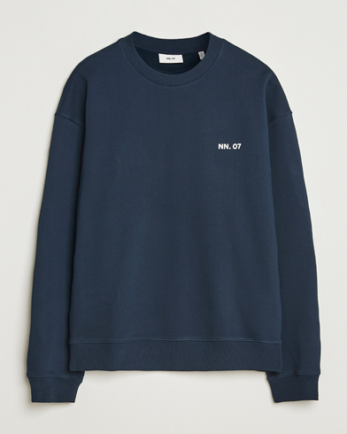 NN07 Dagon Crew Neck Sweatshirt Navy – Bleu