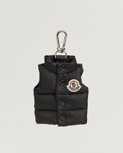 Moncler Down Vest Key Ring Black – Noir