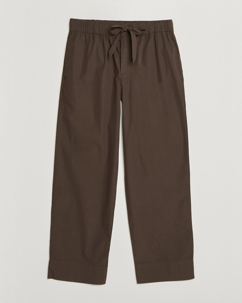 Tekla Poplin Pyjama Pants Coffee – Bruin