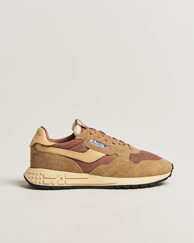 Autry Reelwind Running Sneaker Beige/Brown – Beige