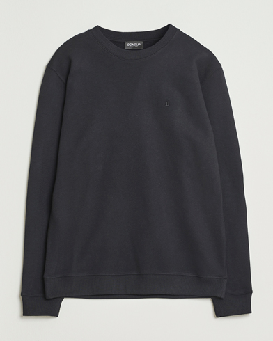 Dondup Logo Crew Neck Sweatshirt Black – Zwart