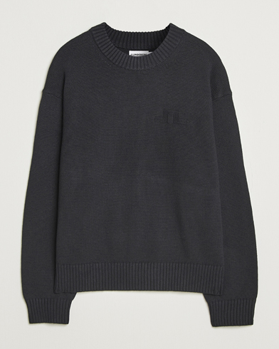 J.Lindeberg Eddy Wool/Cotton Knitted Sweater Black – Zwart