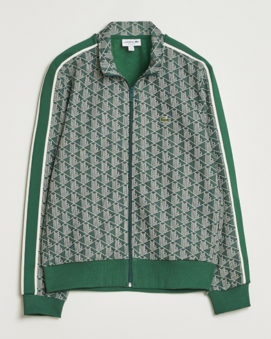 Lacoste Monogram Track Jacket Green/Sinople – Groen