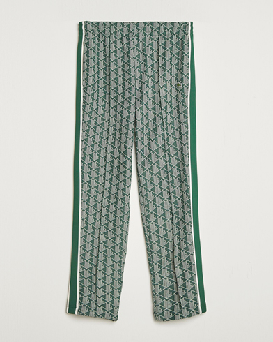 Lacoste Monogram Track Pants Green/Sinople – Groen