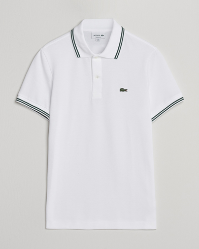 Lacoste Original Tipped Polo Piké White – Blanc