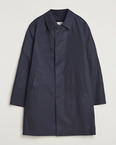 Mackintosh Dunoon Car Coat Navy – Blauw