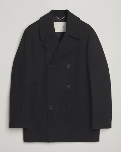 Mackintosh Dalton Wool/Cashmere Peacoat Black – Zwart