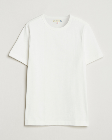 Merz b. Schwanen Relaxed Fit Loopwheeled Heavy T-Shirt White – Blanc