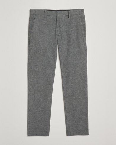 Homme | NN07 | NN07 Theo Brushed Cotton Trousers Dark Grey