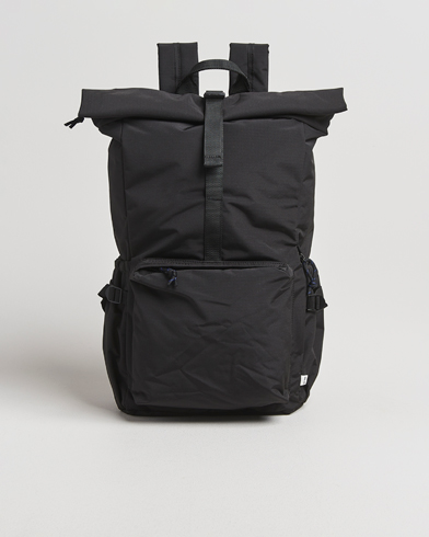 NN07Nylon Ripstop Rolltop BackpackBlack – Noir