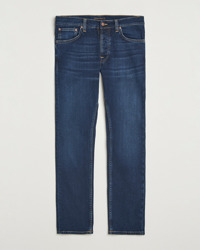 Nudie Jeans Grim Tim Jeans New Ink – Bleu