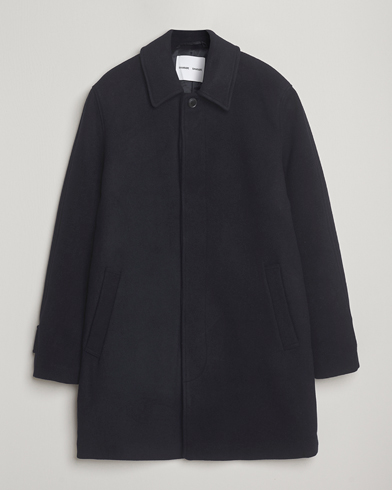 Samsøe Samsøe Labby Wool Coat Salute Navy – Blauw