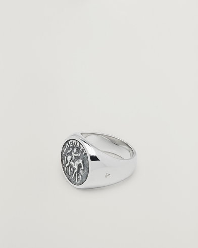 Tom Wood Coin Pinky Ring Silver – Argent
