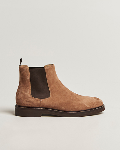 Brunello Cucinelli Chelsea Boots Brown Suede – Bruin