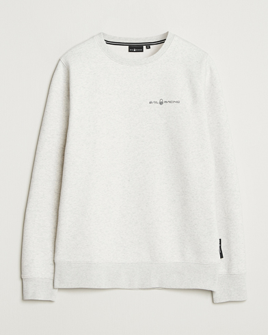 Sail Racing Bowman Crew Neck Sweatshirt Light Grey Melange – Gris