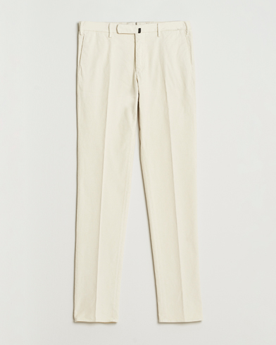 Incotex Slim Fit Baby Corduroy Trousers Off White – Wit