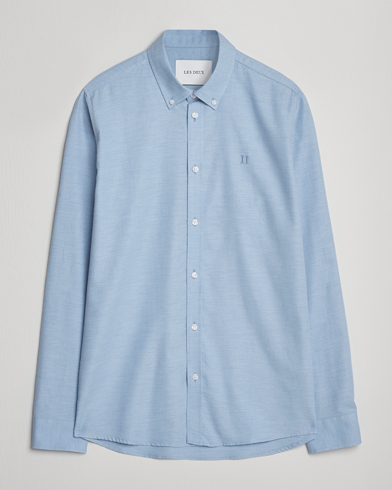 LES DEUX Dessert Reg Flannel Shirt Allure – Bleu