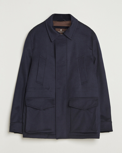 Oscar Jacobson Traveler Wool Jacket Navy – Bleu