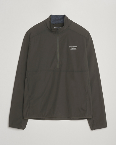 Homme | Pas Normal Studios | Pas Normal Studios Balance Half Zip Jacket Dark Olive
