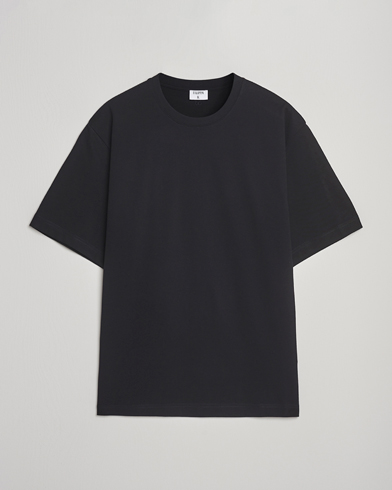 Filippa K Heavy Cotton Crew Neck T-Shirt Black – Noir