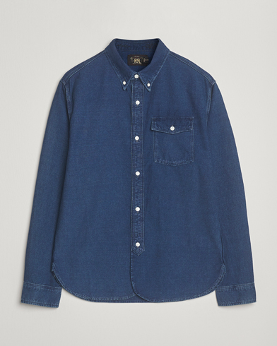 Heren | RRL | RRL Oxford Denim Shirt Indigo