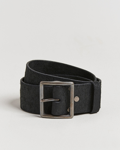 Homme | RRL | RRL Jones Tumbled Leather Belt Black