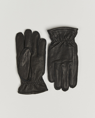 Homme | Polo Ralph Lauren | Polo Ralph Lauren Full Grain Leather Gloves Black