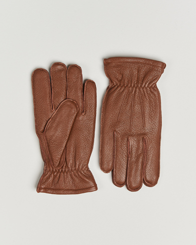 Homme | Polo Ralph Lauren | Polo Ralph Lauren Full Grain Leather Gloves Caramel