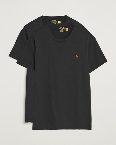 Polo Ralph Lauren 2-Pack Crew Neck T-Shirt Black – Noir