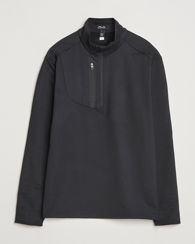 Homme | RLX Ralph Lauren | RLX Ralph Lauren Luxury Jersey Half Zip Polo Black