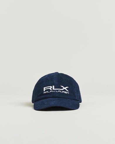 RLX Ralph Lauren Corduroy Cap Refined Navy – Blauw