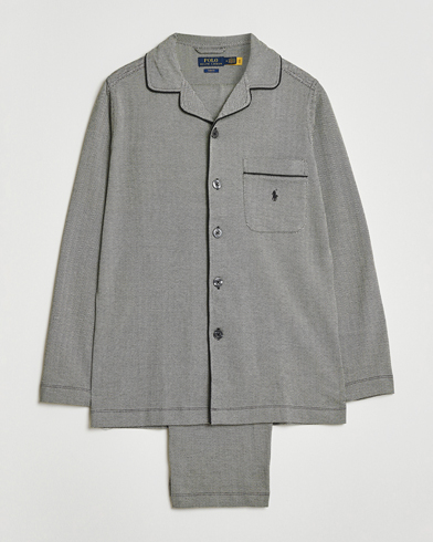 Homme | Polo Ralph Lauren | Polo Ralph Lauren Cotton Lounge Set Black/Cream